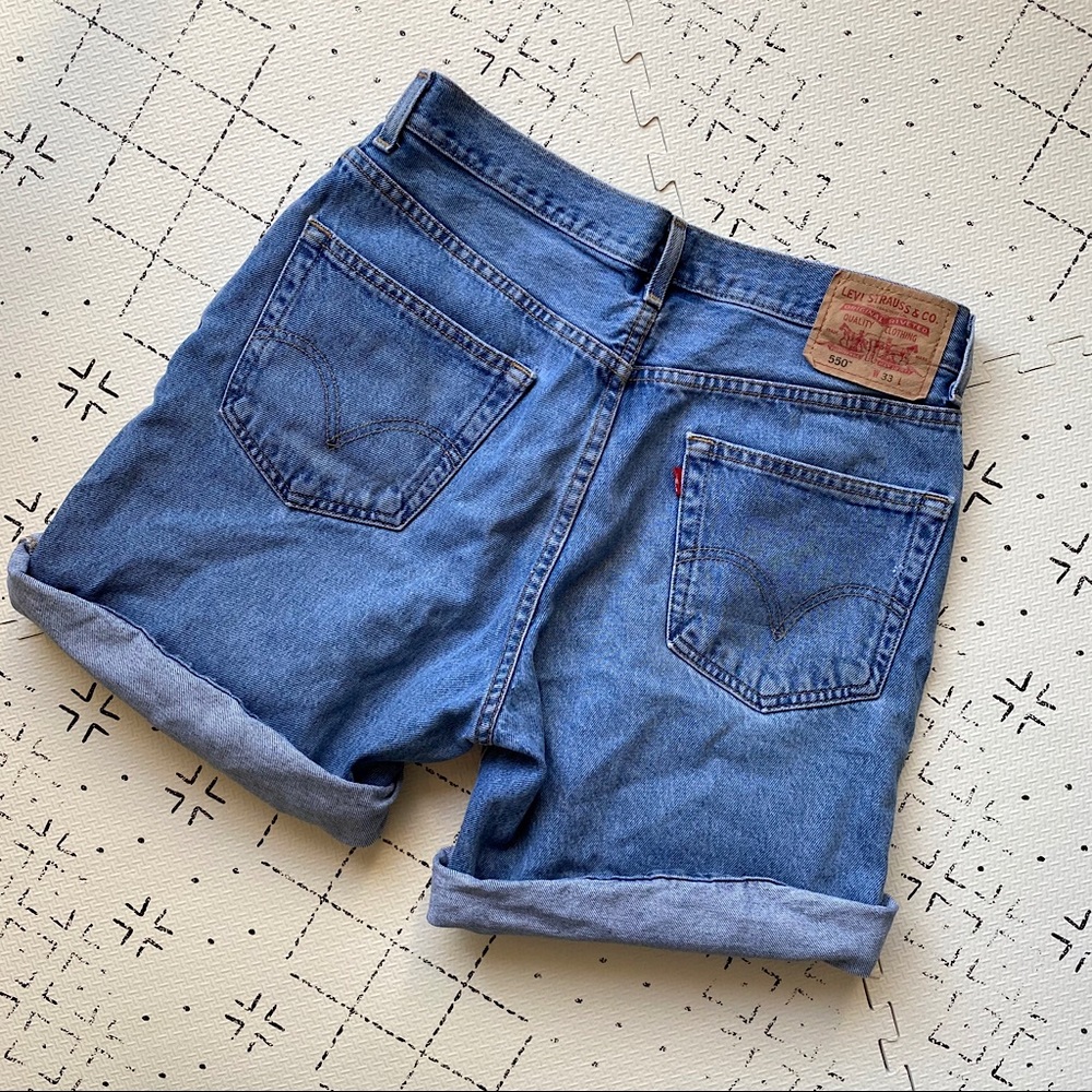 Thrifted Levi’s denim shorts